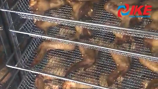 dehydrate chicken wings by WRH-100 series air dehydrator