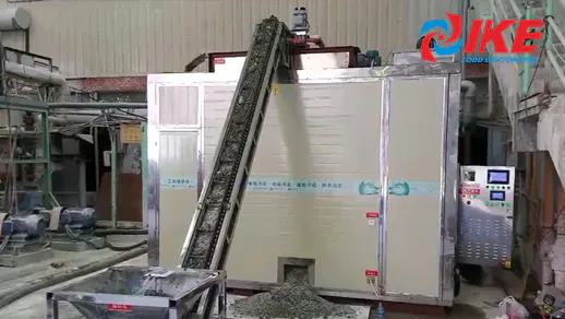 Sludge Drying By Continuous Mesh Belt Drying Machine