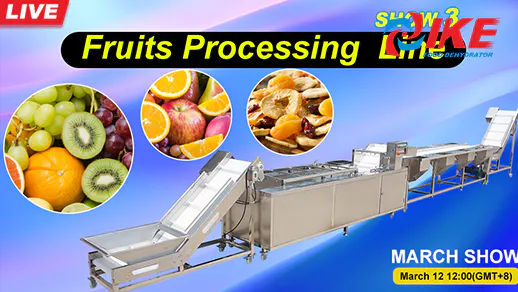Livestream-Ike Marzo Mostrar 3 Línea de procesamiento de frutas
