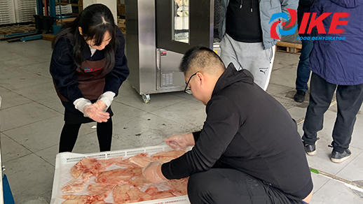 Fish Maw Drying Test for New Zealand Customer